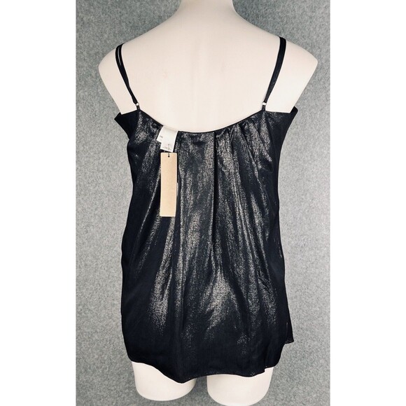 Laundry by Design Top Womens Large Black Metallic Cami Tank NWT Party Wear - Picture 3 of 16